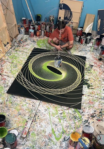 Layering Green and Beige Paint Techniques Explained