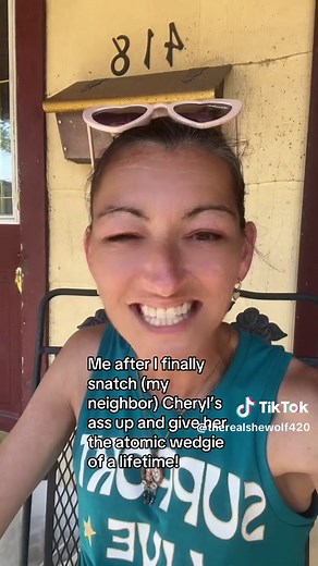 Atomic Wedgie Prank on Neighbor Cheryl