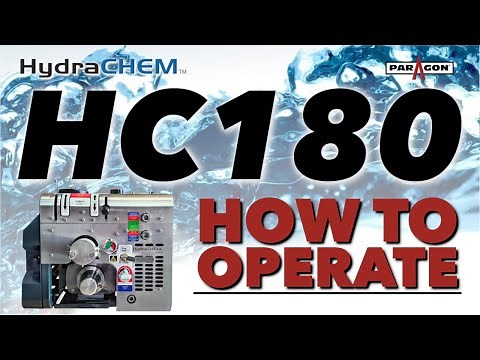 HydraCHEM® HC180 Features and Operation