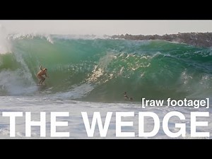 [raw footage] THE WEDGE SKIMBOARDING, BOOGIE BOARDING, and BODYSURFING