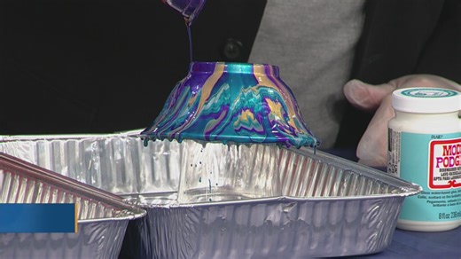 Paint Pouring Works Of Art