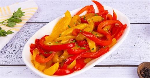 Sautéed Bell Peppers with Balsamic Glaze