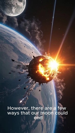 What if our moon explodes? #explorephysics #astronomy #universe #cosmology #facts