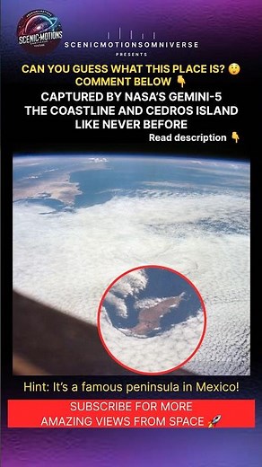 Baja California Like Never Before 🌎 Rare View Captured by NASA’s Gemini-5