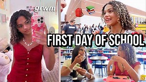 【Echo Browne】美国高中生返校第一天Vlog｜高二, GRWM*8.18