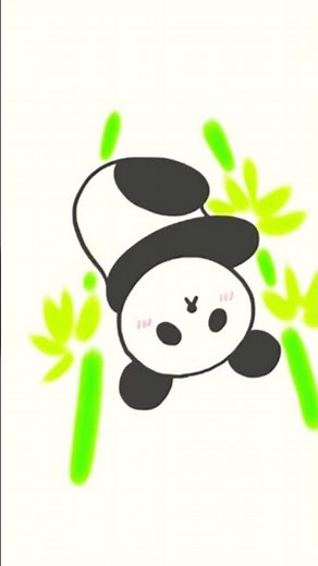 【だまし絵⑨】女の子がパンダに変身するトリックアートTrick art (a girl transforms into a panda!) #shorts