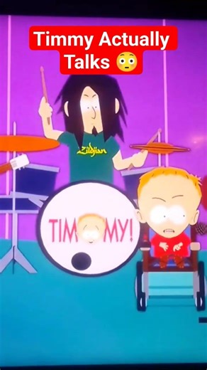 that one time Timmy actually talks 😳 #funny #fyp #southpark