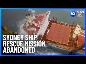 Stranded Cargo Ship Anchors Near Cronulla | 10 News First