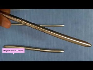 Gynecology Hegar Cervical dialator instrument uses real