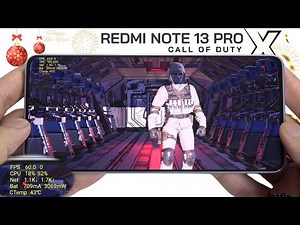 Xiaomi Redmi Note 13 Pro Call of Duty Mobile Gaming test CODM | Snapdragon 7s Gen 2, 120Hz Display