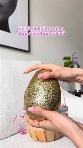 Step-by-step tutorial how to make an Easter Basket 🐰🌷🧺✨🐣