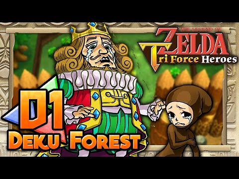 The Legend of Zelda: Tri Force Heroes - Part 1 - Deku Forest