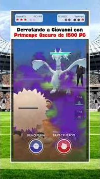 Cómo derrotar a Giovanni con 1 solo Pokémon de 1500 PC en Pokémon GO
