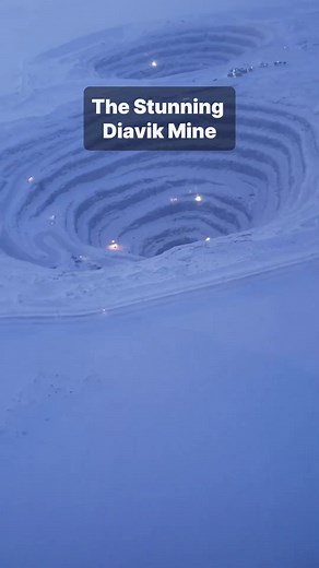 #mining #openpitmining #canada #diamondmine #riotinto #foryou | MachineBoy99 | Facebook