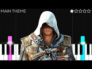 Assassin's Creed IV: Black Flag Main Theme | EASY Piano Tutorial