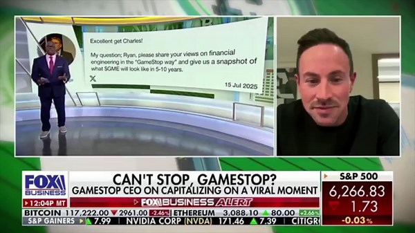 Ryan Cohen GameStop CEO Fox Business Making Money 7-15-25: Full Interview & Exclusive GME Insights