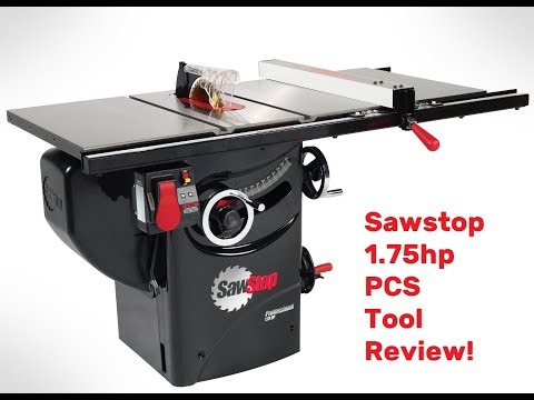 Tool review: Sawstop 1.75hp PCS | Likes & Dislikes! #sawstop #woodworking