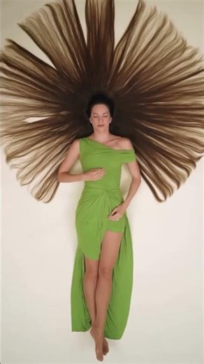 Turn Your Hair into Art: Satisfying Hair Art Stop-Motion 💇‍♀️🔥#neat #hairstyle #wigsandbeauty