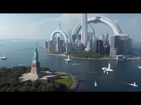 Future City 2090: Visions of the Near Future | Sci-fi AI Short Film (4K)