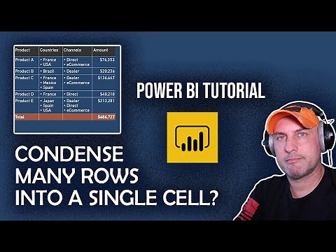 How to Display Multiple Rows in a single Cell of a Matrix or Table - CONCATENATEX Tutorial