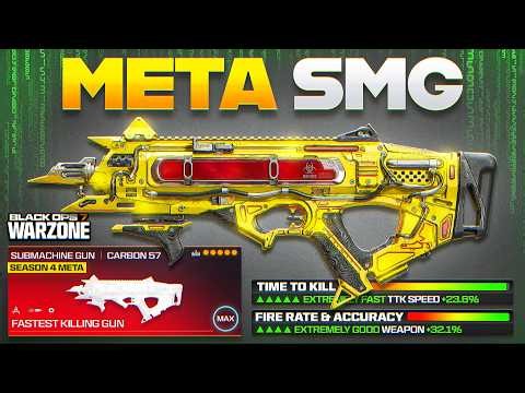 the FASTEST KILLING CARBON 57 META LOADOUT in Warzone BO7! (Season 4)