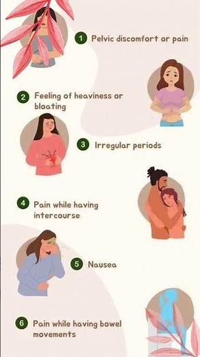 Symptoms of ovarian cysts #irregularperiods #ovariancysts #pelvicpain #nausea #bowelmovement #viral