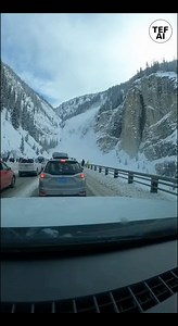 Dashcam Captures Avalanche Crashing Down Utah Mountains as People Run for Safety Dashcam footage recorded in Utah shows a dramatic and dangerous moment as an avalanche breaks loose from a snow-covered mountainside and races toward a roadway. The video captures traffic slowed or stopped when a sudden wall of snow and debris begins cascading downhill, rapidly closing in on the area below. As the avalanche approaches, several people who had exited their vehicles can be seen running to safety, scram