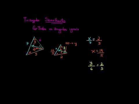 Triângulos semelhantes