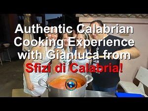 Authentic Calabrian Cooking Experience with Gianluca from Sfizi di Calabria!