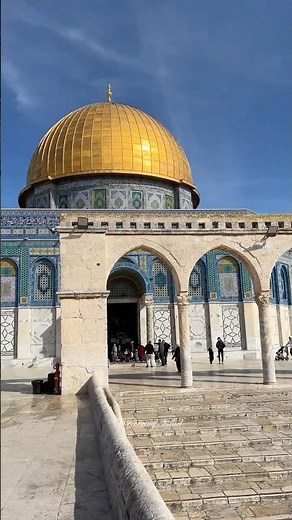 The Dome of the Rock on the Temple Mount. Jerusalem, Israel 2025