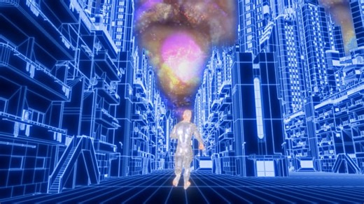 Run Human 3D Free Stock Video