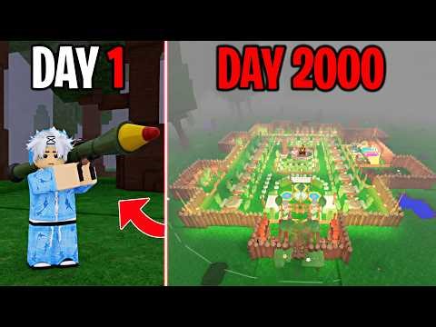 2000 Days to Build a Best Base in 99 Nights in The Forest