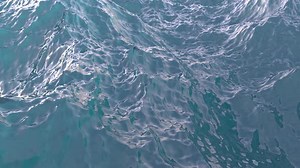 Turbulent water background with waves of an ocean or sea