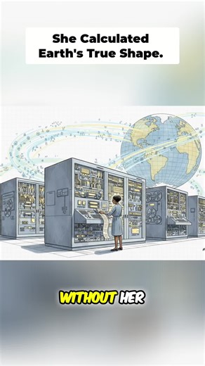 She calculated Earth's exact shape, the geoid, for GPS. Her work gave GPS its precision! #HiddenFigures #GPS #STEM #BlackExcellence #History