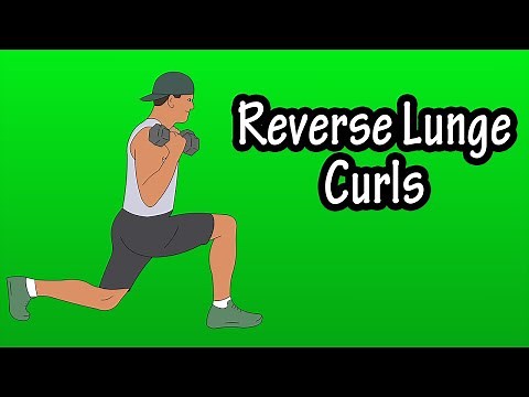 How To Perform Reverse Lunge Arm Curls Exercise