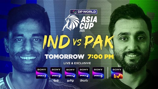 The chatter’s done, the BIG CLASH now awaits 🥵🤯 Watch #INDvPAK, Tomorrow, 7 PM onwards, live on the #SonySportsNetwork TV channels & #SonyLIV. | Sony Entertainment Television