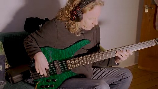 Gaz Rackham Status S2 classic 5 string thru neck bass guitar.