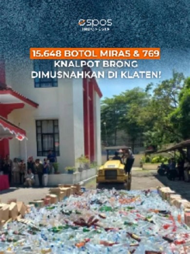 Pemusanahan Miras dan Knalpot Brong di Klaten 2026