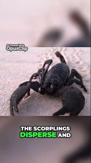 The Amazing Life Cycle of Scorpions from Birth to Independence #shorts