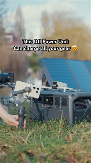 The DJI Power 1000 gives you enough power to charge all your gear