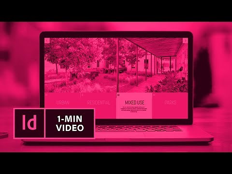 Comment faire une présentation dynamique avec InDesign I Adobe France