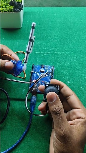 "Joystick Controlled Servo Motor Using Arduino UNO 🔥 | Full Tutorial with Code"