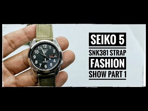 5 Best Straps for the Seiko 5 SNK381: Part 1