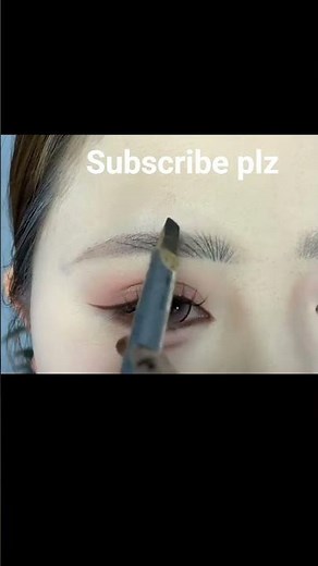 Draw Perfect Eyebrows Using Microblading Technique | Beginner Eyebrow Tutorial#shorts#eyemakeup#bea