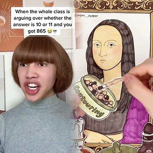 When the whole class is arguing over whether the answer is 10 or 11 and you got 865 OG:lourdasprec