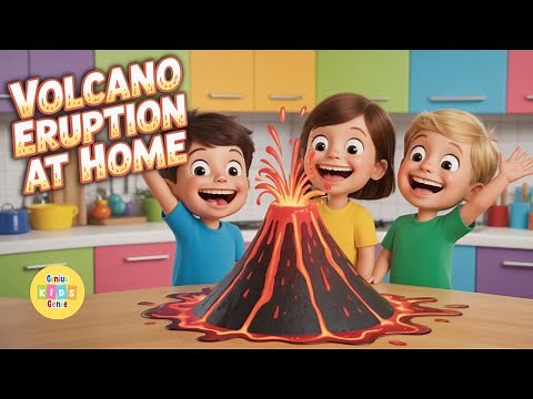 Watch This Amazing Homemade Volcano Eruption Happen!