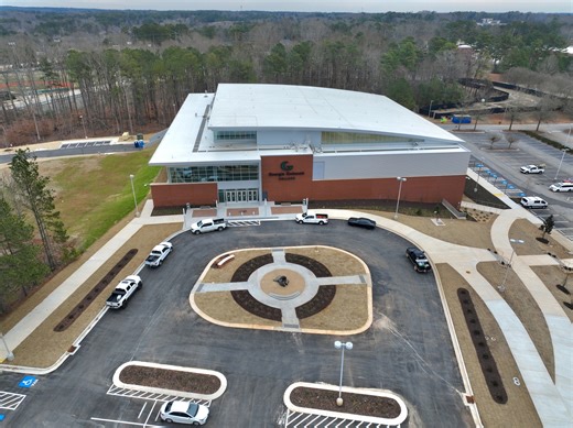 From breaking ground to becoming a groundbreaking addition to campus 🎉 On this day in 2023, #GGC broke ground on the construction of its Convocation Center. What started as a facility for large-scale events has quickly transformed into a home for celebration, connection and community. Here's to two years of making memories and a future full of celebrations to come! #GeorgiaGwinnettCollege | Georgia Gwinnett College