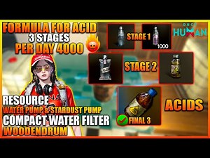 ONCE HUMAN ACID FARM BUILD GUIDE | PRODUCE PER DAY 3958+ ACID