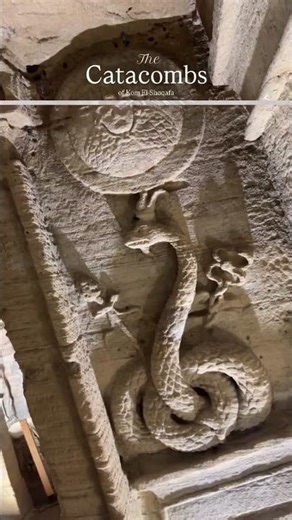#explore Catacombs of Kom el Shoqafa 🏛️✨ #shorts #viral #viralvideo