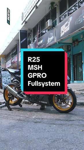 R25 & R3 x MSH G-Pro Fullsystem Fullsystem R25 kini datang dengan kombinasi performance dan kualiti maksima di mana merupakan satu keperluan bagi motorsikal anda. Muffler Informations : ✅ 100% Carbon-Fibre Endcap Matte finished ✅ Stainless Steel Rivet ✅ Medium Bass category ✅ Full RND by MSH for performance ✅ Original High Grade material ✅ Come with Silencer ✅ Improved glasswool with mesh Muffler Specifications : ✅ 51mm inlet ✅ 51mm outlet ✅ 125mm body diameter ✅ 420mm full body length ✅ 305mm s